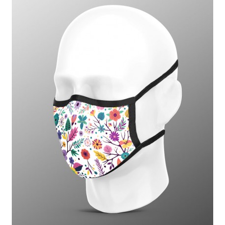 Mascarilla Mitto flores